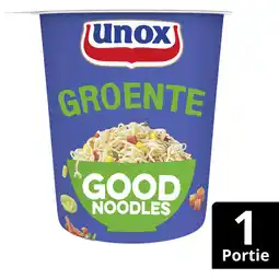 Albert Heijn Unox Good noodles groente aanbieding