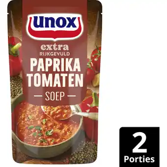 Albert Heijn Unox Paprika tomatensoep aanbieding