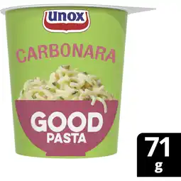 Albert Heijn Unox Good pasta carbonara aanbieding