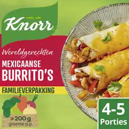 Albert Heijn Knorr Wereldgerecht Mexicaanse burritos aanbieding