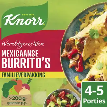Albert Heijn Knorr Wereldgerecht Mexicaanse burritos aanbieding