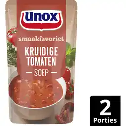 Albert Heijn Unox Kruidige tomatensoep aanbieding