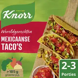 Albert Heijn Knorr Wereldgerechten Mexicaanse taco's aanbieding