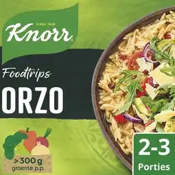 Albert Heijn Knorr Foodtrips orzo aanbieding