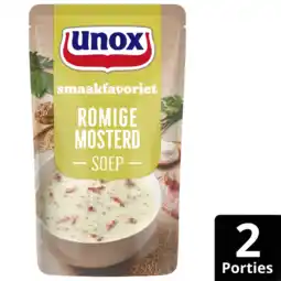 Albert Heijn Unox Romige mosterdsoep aanbieding