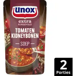 Albert Heijn Unox Tomaat kidneybonensoep aanbieding