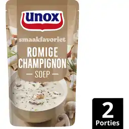 Albert Heijn Unox Romige champignonsoep aanbieding