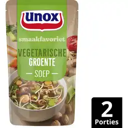 Albert Heijn Unox Vegetarische groentesoep aanbieding