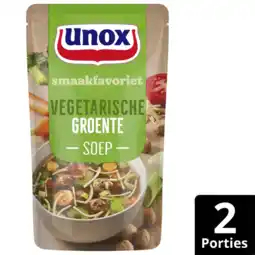 Albert Heijn Unox Vegetarische groentesoep aanbieding