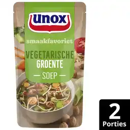 Albert Heijn Unox Vegetarische groentesoep aanbieding