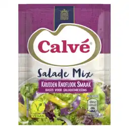 Albert Heijn Calvé Salademix kruiden knoflook aanbieding