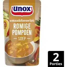 Albert Heijn Unox Romige pompoensoep aanbieding