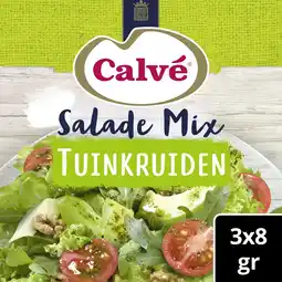 Albert Heijn Calvé Salademix tuinkruiden aanbieding