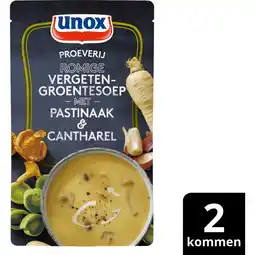 Albert Heijn Unox Romige vergeten groentesoep aanbieding