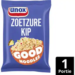 Albert Heijn Unox Good noodles zoetzure kip aanbieding