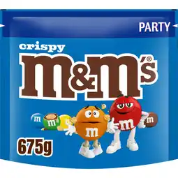 Albert Heijn M&M'S Crispy chocolade party aanbieding