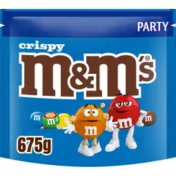 Albert Heijn M&M'S Crispy chocolade party aanbieding
