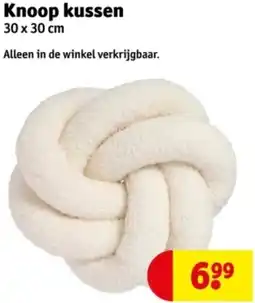 Kruidvat Knoop kussen aanbieding