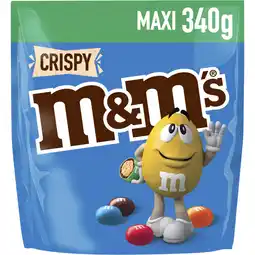 Albert Heijn M&M'S Crispy melkchocolade maxi aanbieding