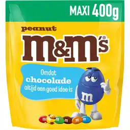Albert Heijn M&M'S Pinda melk chocolade maxi aanbieding