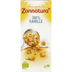Albert Heijn Zonnatura 100% kamille kruideninfusie aanbieding