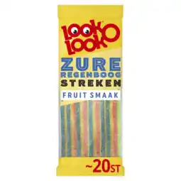 Albert Heijn Look-O-Look Zure regenboog streken fruitsmaak aanbieding