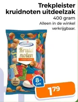Trekpleister Trekpleister kruidnoten uitdeelzak aanbieding