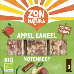 Albert Heijn Zonnatura Appel kaneel notenreep aanbieding