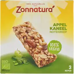 Albert Heijn Zonnatura Appel kaneel notenreep aanbieding