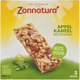 Albert Heijn Zonnatura Appel kaneel notenreep aanbieding