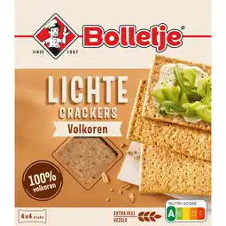 Albert Heijn Bolletje Lichte crackers volkoren aanbieding
