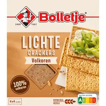 Albert Heijn Bolletje Lichte crackers volkoren aanbieding