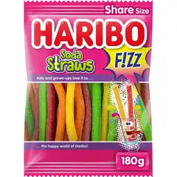 Albert Heijn Haribo Soda straws f!zz zuur aanbieding