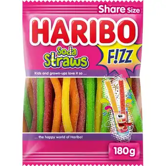 Albert Heijn Haribo Soda straws f!zz zuur aanbieding