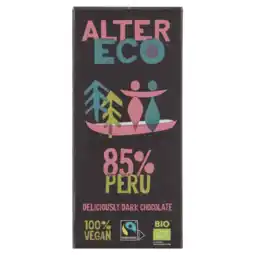 Albert Heijn Alter Eco 85% peru dark chocolate vegan aanbieding