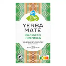 Albert Heijn AH Biologisch Yerba mate brandnetel rozemarijn aanbieding