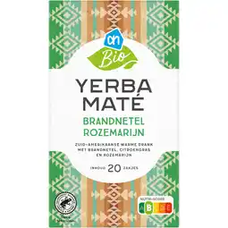 Albert Heijn AH Biologisch Yerba mate brandnetel rozemarijn aanbieding