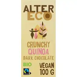 Albert Heijn Alter Eco Crunchy quinoa dark chocolate vegan aanbieding