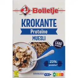 Albert Heijn Bolletje Krokante muesli proteine aanbieding