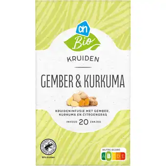 Albert Heijn AH Biologisch Kruiden gember kurkuma aanbieding