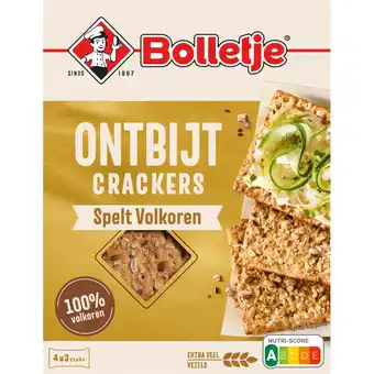 Albert Heijn Bolletje Ontbijtcrackers spelt volkoren aanbieding