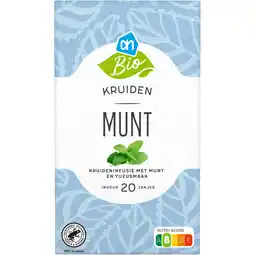 Albert Heijn AH Biologisch Kruiden munt aanbieding