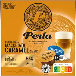 Albert Heijn Perla Huisblends Dolce gusto compatible latte caramel aanbieding