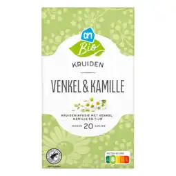 Albert Heijn AH Biologisch Kruiden venkel & kamille aanbieding