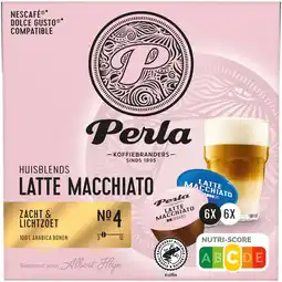 Albert Heijn Perla Huisblends Dolce gusto compatible latte macchiato aanbieding