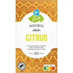 Albert Heijn AH Biologisch Rooibos citrus aanbieding
