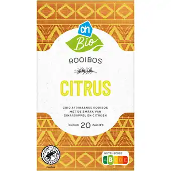 Albert Heijn AH Biologisch Rooibos citrus aanbieding