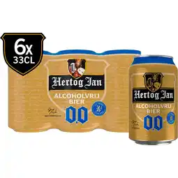 Albert Heijn Hertog Jan 0.0 Alcoholvrij bier 6-pack aanbieding