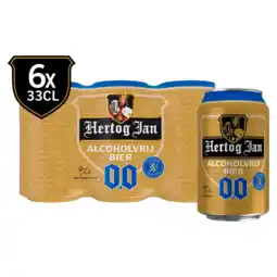 Albert Heijn Hertog Jan 0.0 Alcoholvrij bier 6-pack aanbieding