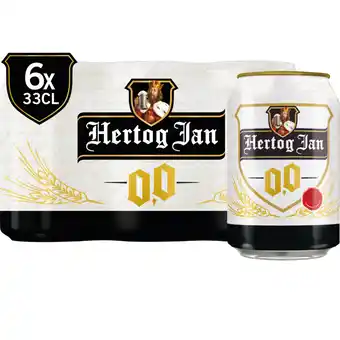 Albert Heijn Hertog Jan 0.0 Alcoholvrij bier 6-pack aanbieding